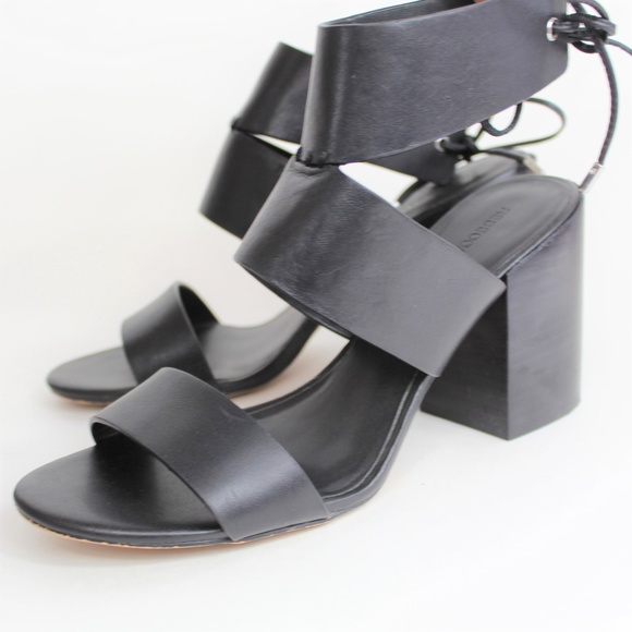 Rebecca Minkoff Shoes - Rebecca Minkoff Christy Black Lace Up Heel Sz 8